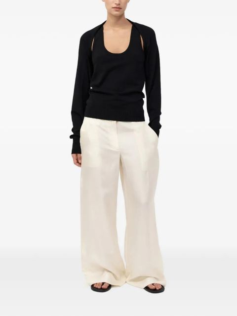 St. Agni layered-design sweater - Black - zdjęcie produktu nr 2