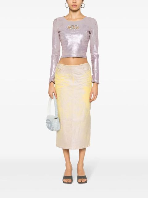 Diesel De-Top1-Fsd crystal-embellished top - Pink - zdjęcie produktu nr 2