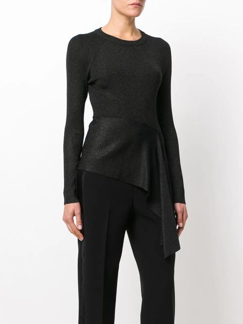 3.1 Phillip Lim ribbed side tie top - Black