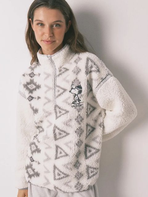 women'secret piżama SNOOPY damska kolor szary 3132171 - zdjęcie produktu nr 2