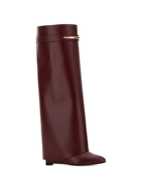 Givenchy leather boots - Red - zdjęcie produktu nr 2