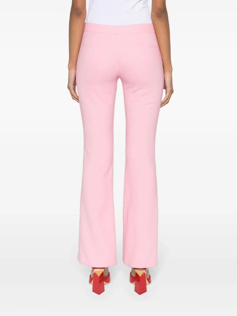 Balmain flared crepe trousers - Pink