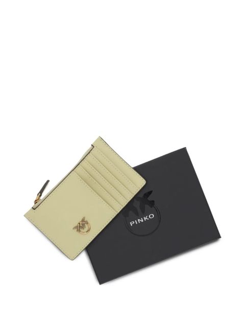 PINKO Love birds cardholder - Yellow