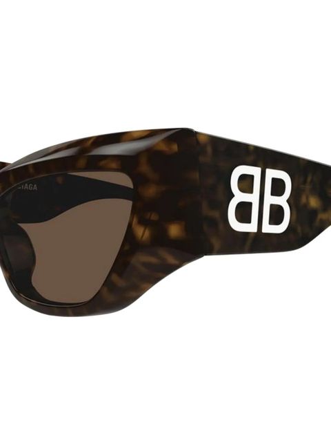 Balenciaga Eyewear BB logo geometric sunglasses - Brown - zdjęcie produktu nr 2