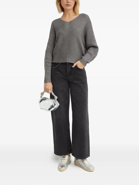 Lauren Ralph Lauren V-neck long-sleeve sweater - Grey - zdjęcie produktu nr 2