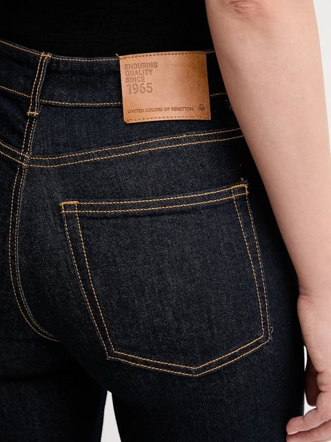 United Colors of Benetton jeansy damskie high waist 4OTADE010