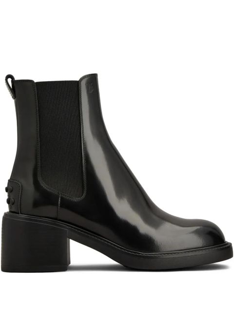 Tod's 60mm leather Chelsea boots - Black - zdjęcie produktu nr 1