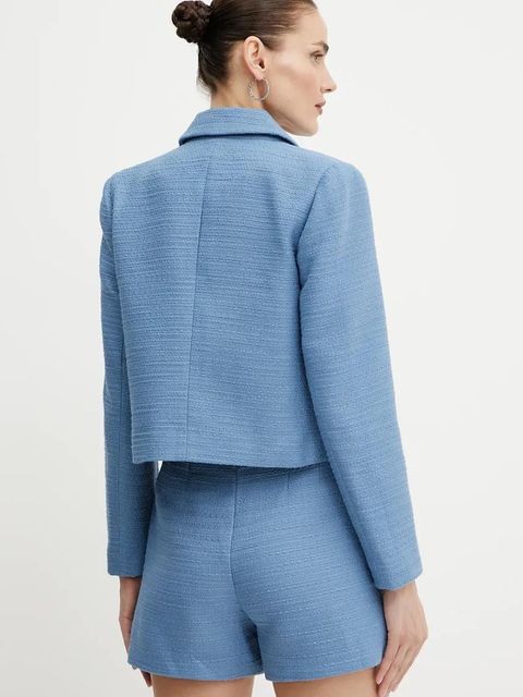 Morgan marynarka VEDY damski kolor niebieski jednorzędowa gładka VEDY