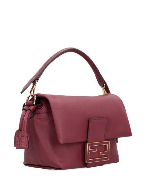 FENDI small Mamma Baguette leather bucket bag - Red - zdjęcie produktu nr 2