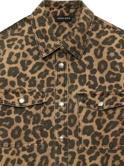 ANINE BING Paxton shirt - Brown