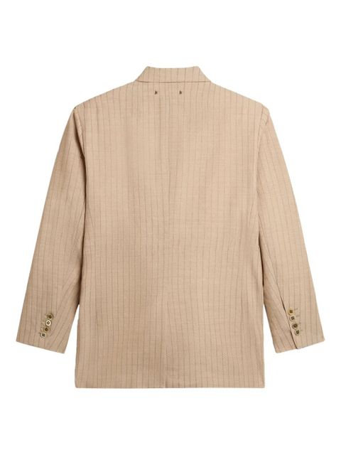 Golden Goose pinstriped blazer - Brown - zdjęcie produktu nr 2