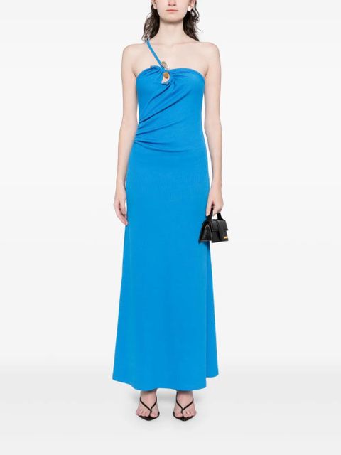 Christopher Esber concave stone cami dress - Blue - zdjęcie produktu nr 2