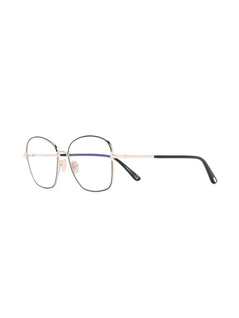 TOM FORD Eyewear round-frame glasses - Gold - zdjęcie produktu nr 2