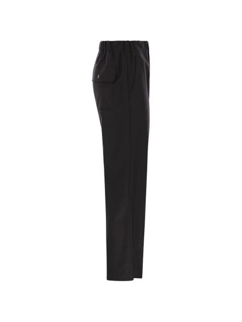 Weekend Max Mara Hateley elasticated waist patch pocket trousers - Black