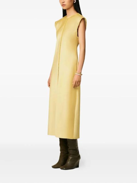 AMI Paris sleeveless midi dress - Yellow