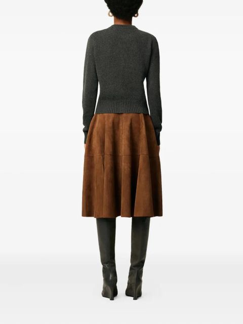 AMI Paris Ami De Coeur cardigan - Grey