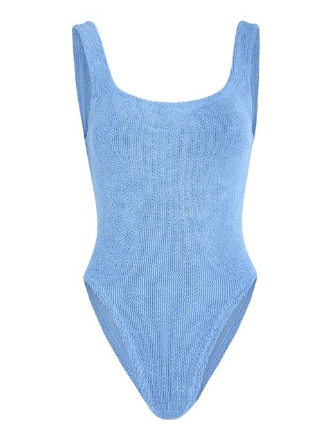 Hunza G square-neck swimsuit - Blue - zdjęcie produktu nr 2