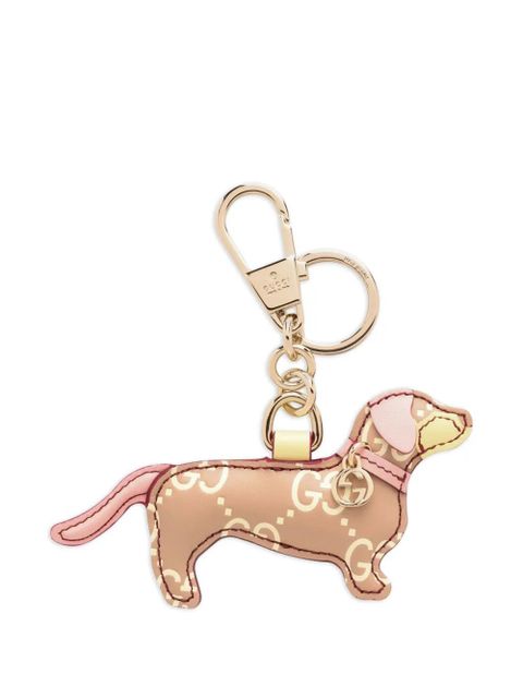 Gucci dog-shaped keyring - Neutrals - zdjęcie produktu nr 1