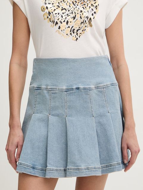 Morgan spódnica plisowana jeansowa - zdjęcie produktu nr 2