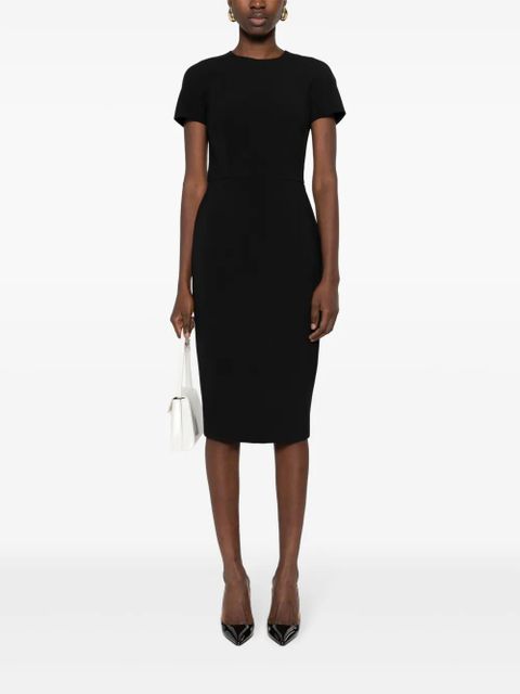 Victoria Beckham T-shirt fitted dress - Black