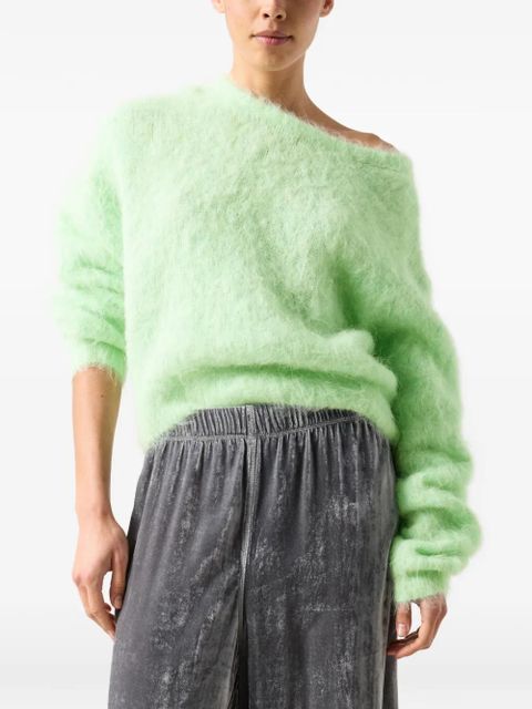 American Vintage crew-neck long-sleeve sweater - Green