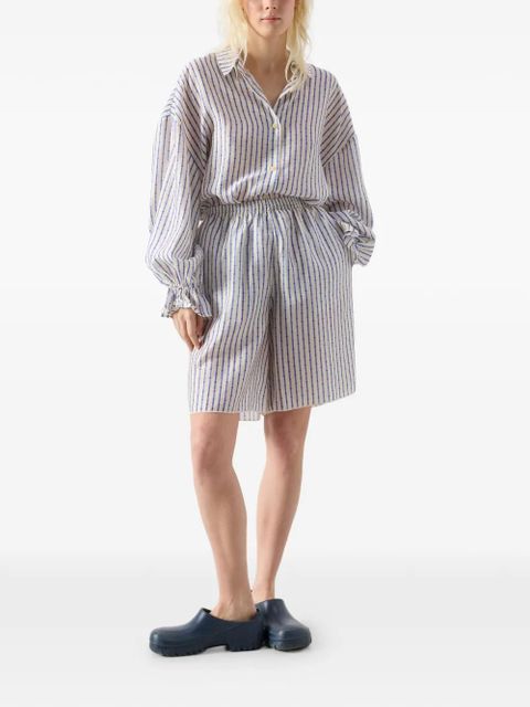 American Vintage Zivow striped drawstring shorts - Neutrals - zdjęcie produktu nr 2