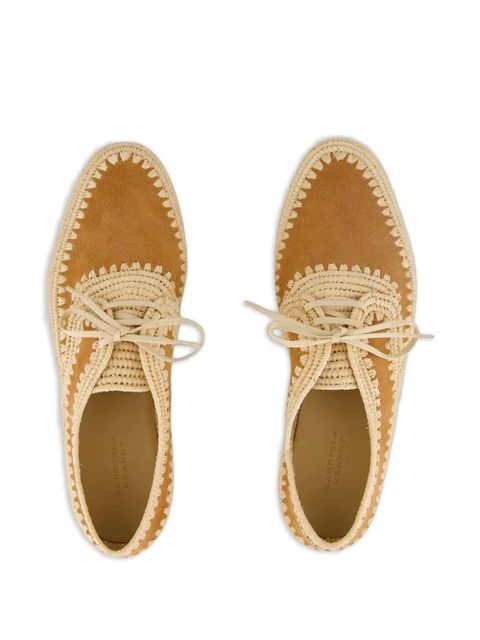 Gabriela Hearst x Clergerie Miguel lace-up Derby shoes - Brown