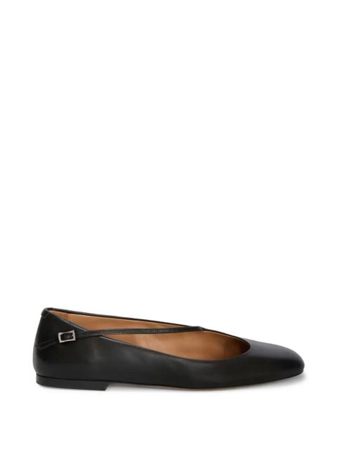 Jil Sander leather ballet flats - Black - zdjęcie produktu nr 1