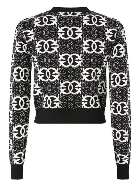 PINKO geometric-pattern sweater - Black - zdjęcie produktu nr 2