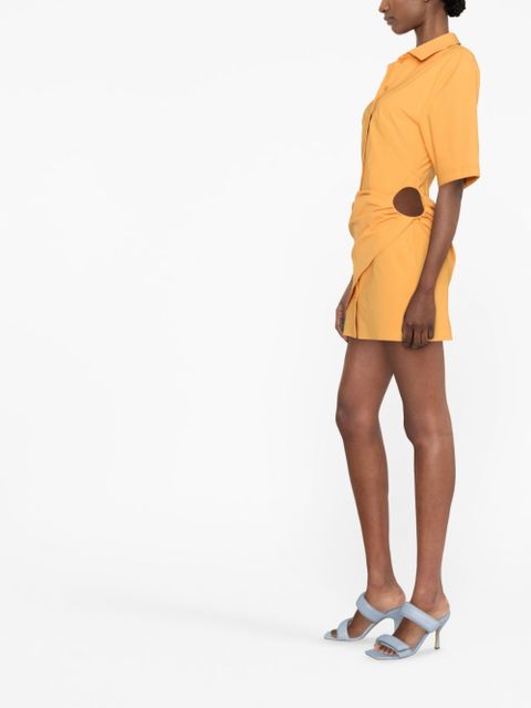 Jacquemus La robe Camisa shirt dress - Orange