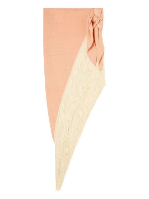 Alanui fringed self-tie pareo - Pink - zdjęcie produktu nr 1