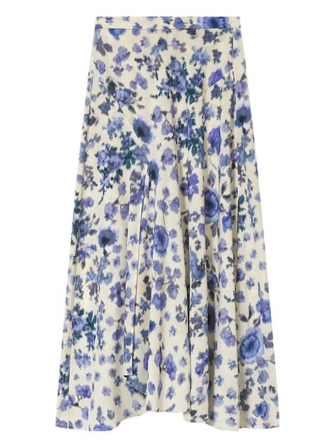 ISABEL MARANT x Sakura floral slit skirt - Neutrals - zdjęcie produktu nr 1