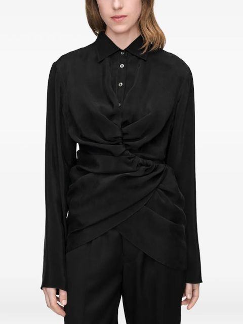 Maison Margiela wrap shirt - Black