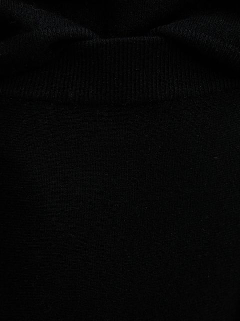 United Colors of Benetton spódnica z dodatkiem wełny kolor czarny midi rozkloszowana 1444D002B