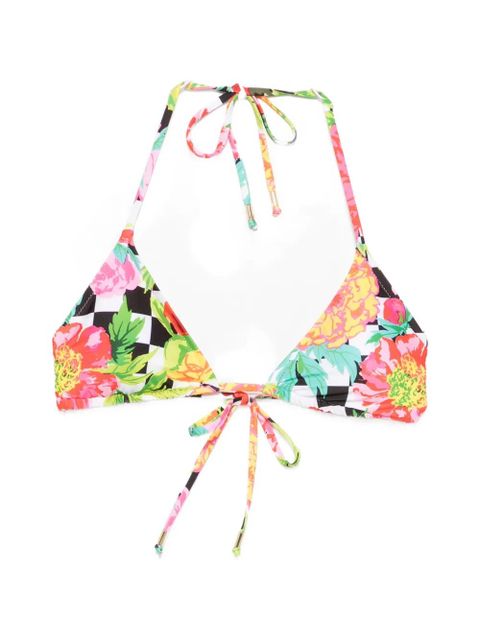 Moschino floral-print bikini top - Pink - zdjęcie produktu nr 1