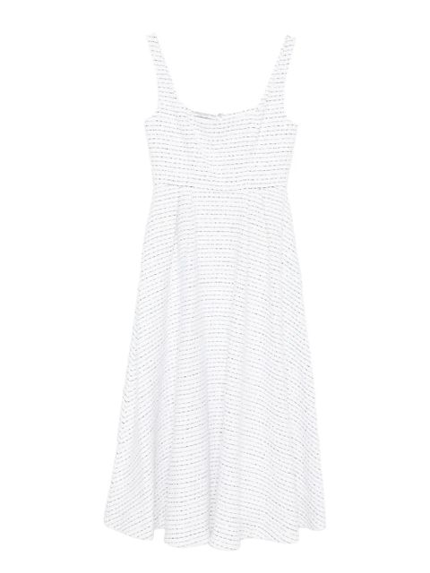 Alessandra Rich striped sleeveless dress - White - zdjęcie produktu nr 1