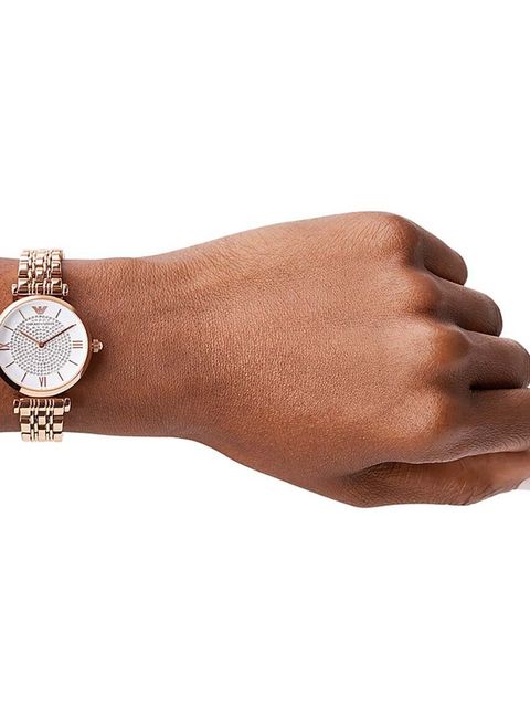 Emporio Armani zegarek AR11244 damski kolor złoty