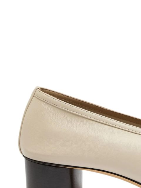 Le Monde Beryl Luna block-heel pumps - Neutrals