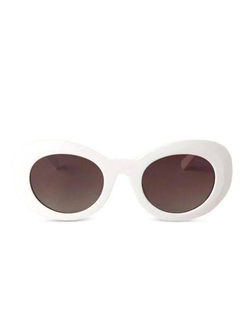 Mulberry Sophia oval-frame sunglasses - White - zdjęcie produktu nr 1