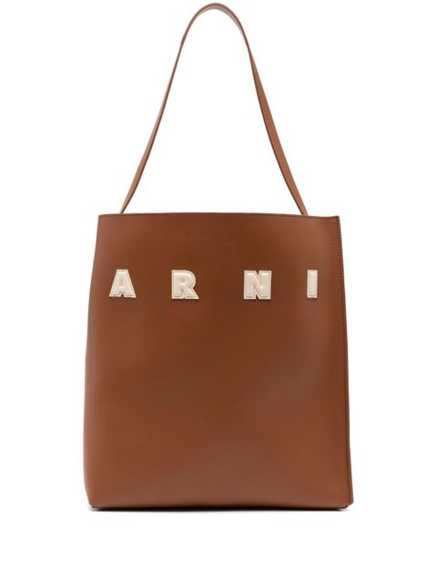 Marni Museo tote bag - Brown - zdjęcie produktu nr 1