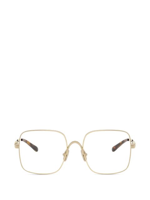 Miu Miu Eyewear square-frame glasses - Gold - zdjęcie produktu nr 1