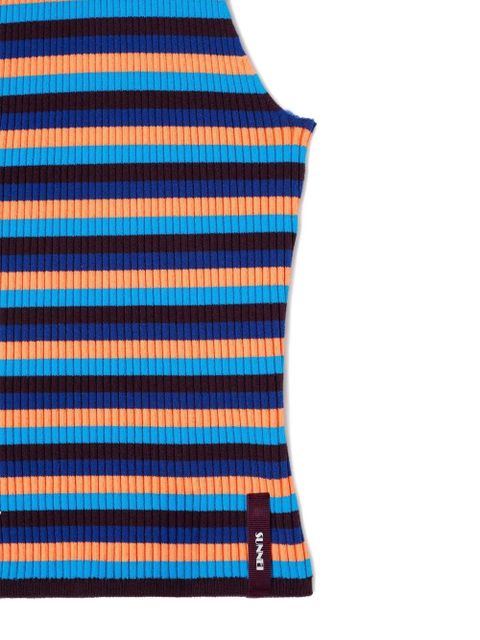 Sunnei high-neck striped top - Blue - zdjęcie produktu nr 2