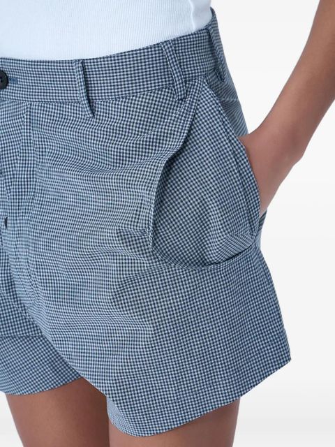 Vivienne Westwood high-waisted checkered shorts - Blue