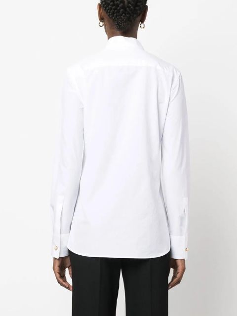 Lanvin point-collar cotton shirt - White - zdjęcie produktu nr 2