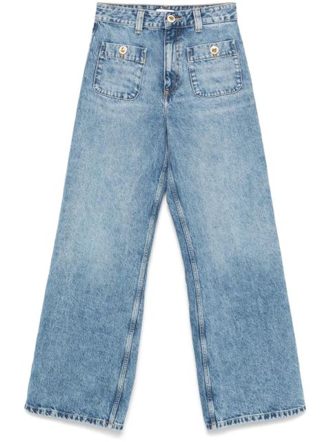 SANDRO faded-effect jeans - Blue - zdjęcie produktu nr 1