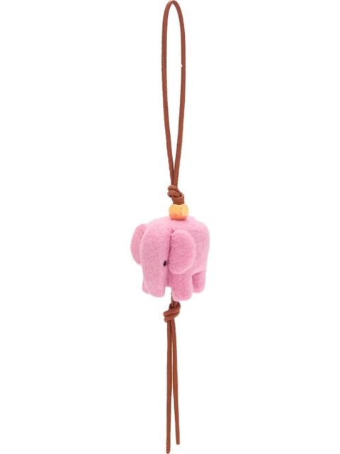 LOEWE elephant-shaped felt charm - Pink - zdjęcie produktu nr 2