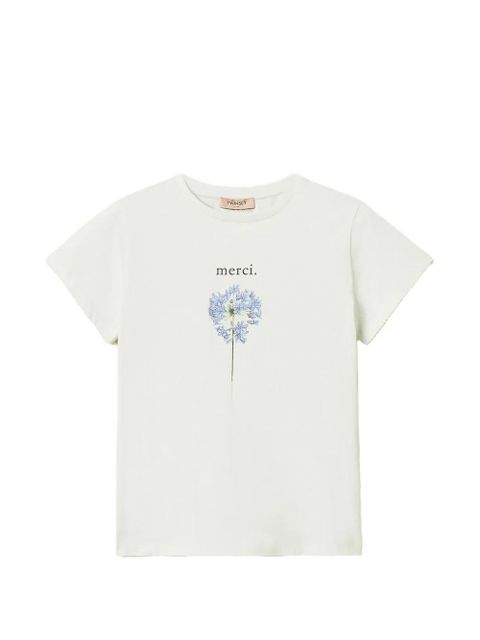TWINSET printed T-shirt - White - zdjęcie produktu nr 1