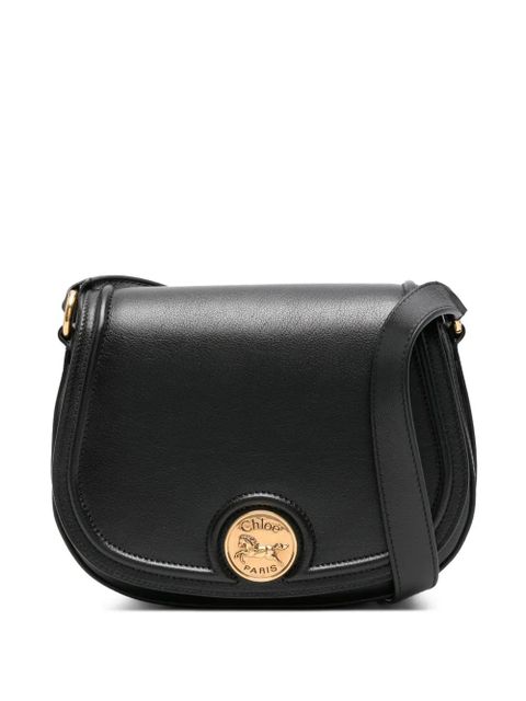 Chloé Horse Medal leather cross body bag - Black - zdjęcie produktu nr 1
