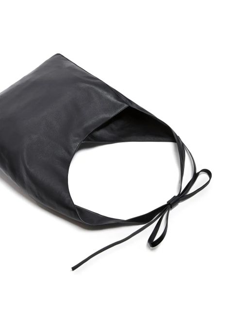 Reformation Vittoria leather oversize tote bag - Black - zdjęcie produktu nr 2