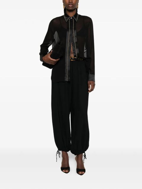 Versace studded shirt - Black
